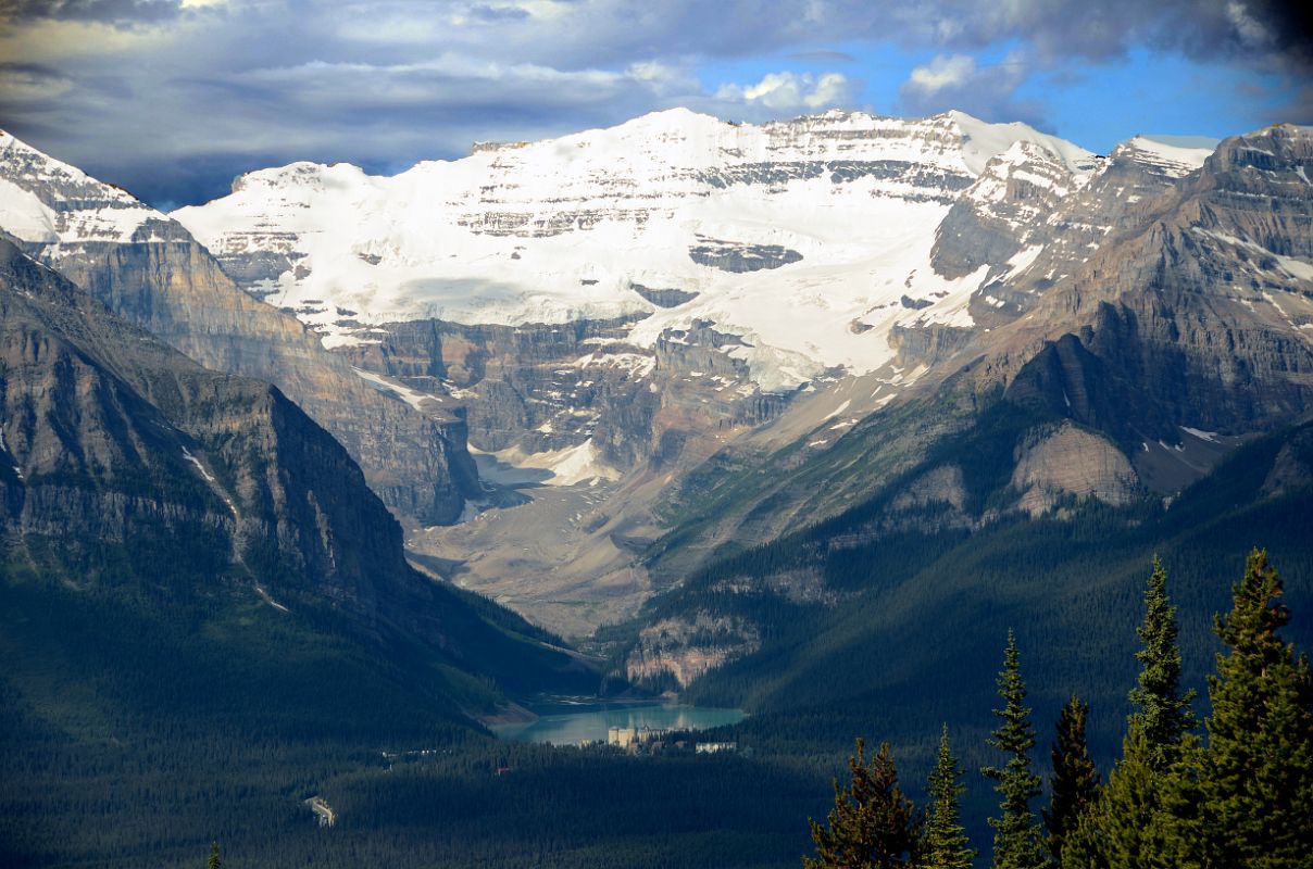 12 Mount Victoria, Lake Louise From Top Of Gondola Lake Louise Ski In Summer